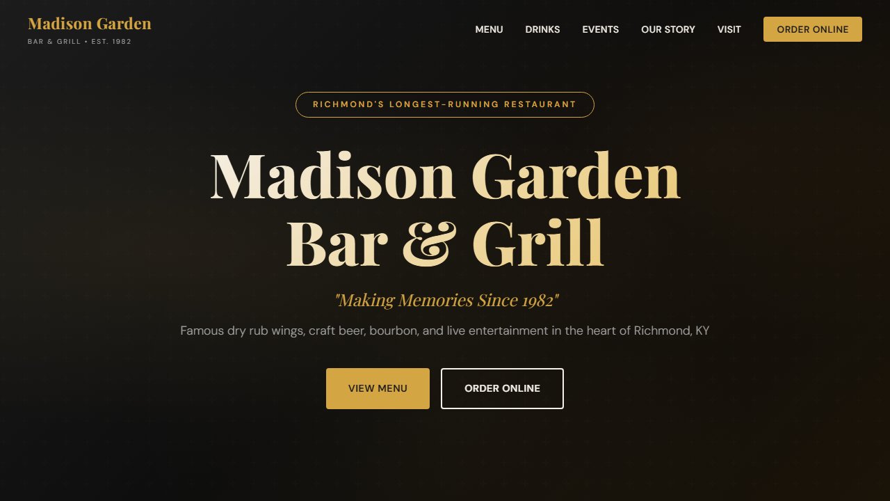 Our Madison Garden demo